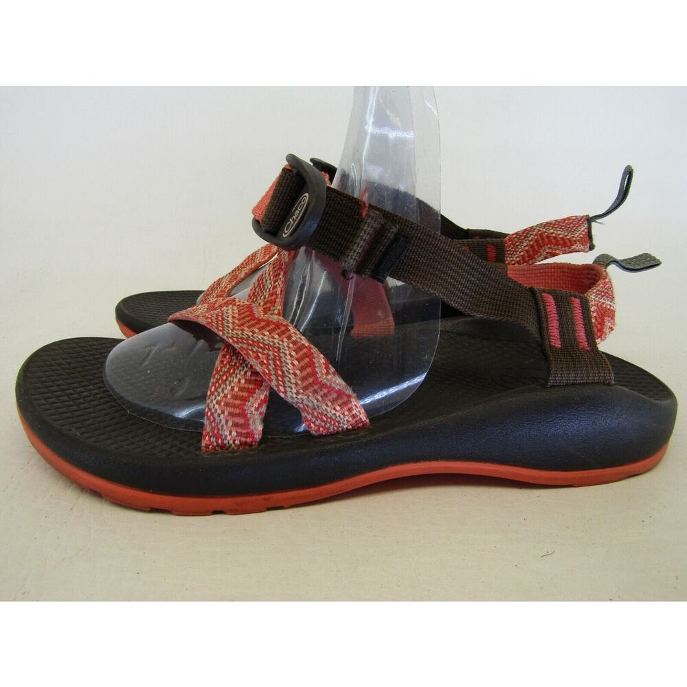 Chaco Women's Black and Red Strappy Sandals